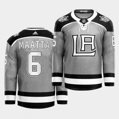 Adidas Los Angeles Kings #6 Olli Maatta 2021 City Concept NHL Stitched Jersey - Black Men's